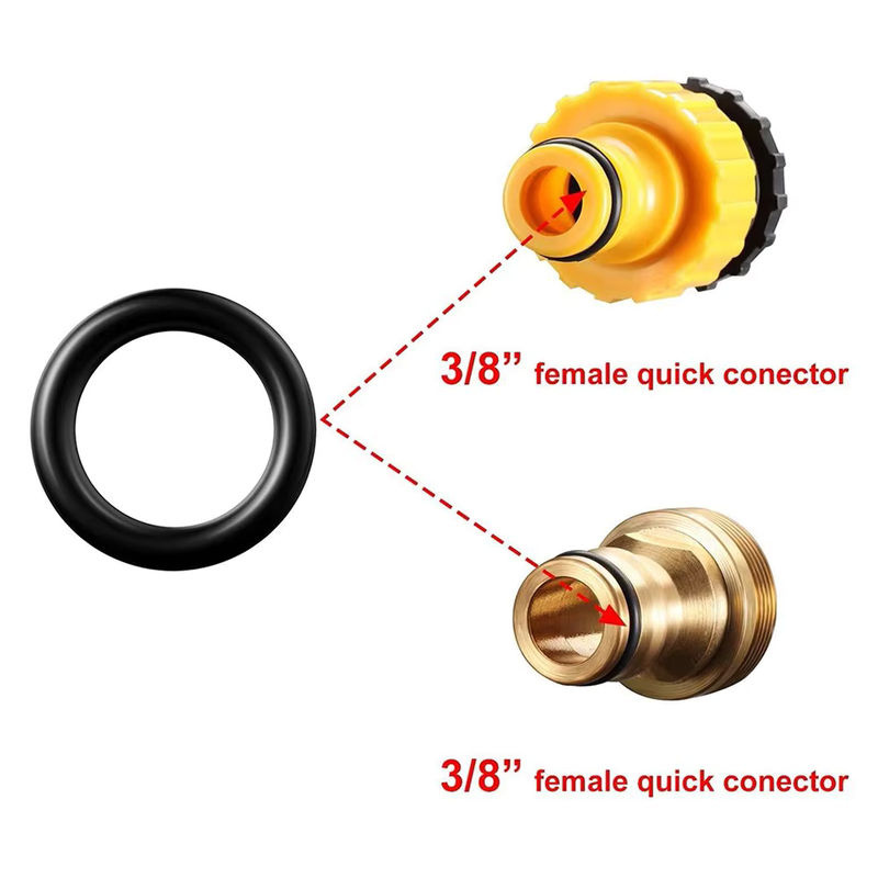 40 Stück O-Ringe 3/8 Zoll von DAZZLEEX als Ersatzzubehör für Hochdruckreiniger und Gartenbewässerung sowie Schnellkupplungen - Bild 5