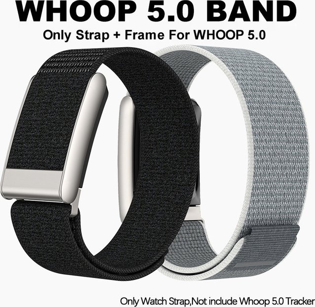 WHOOP Uhrenarmband Nylon, Schwarz, Unisex - Bild 1