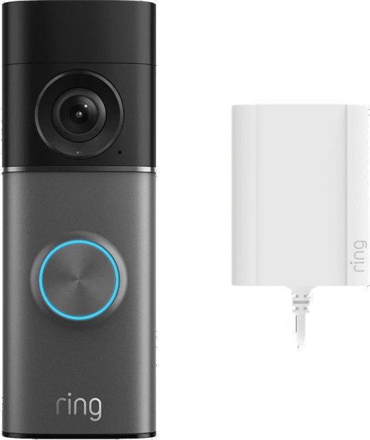 Ring Videotürklingel Pro 3. Generation Plug-in Wi-Fi in Grau - Bild 1