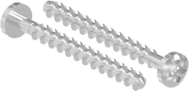 FeNau Spanplattenschraube Edelstahl V2A in Silber, Durchmesser: 6 mm, Länge: 60 mm, Halbrundkopf mit Pozidriv-Antrieb nach ISO 88096 - Bild 1