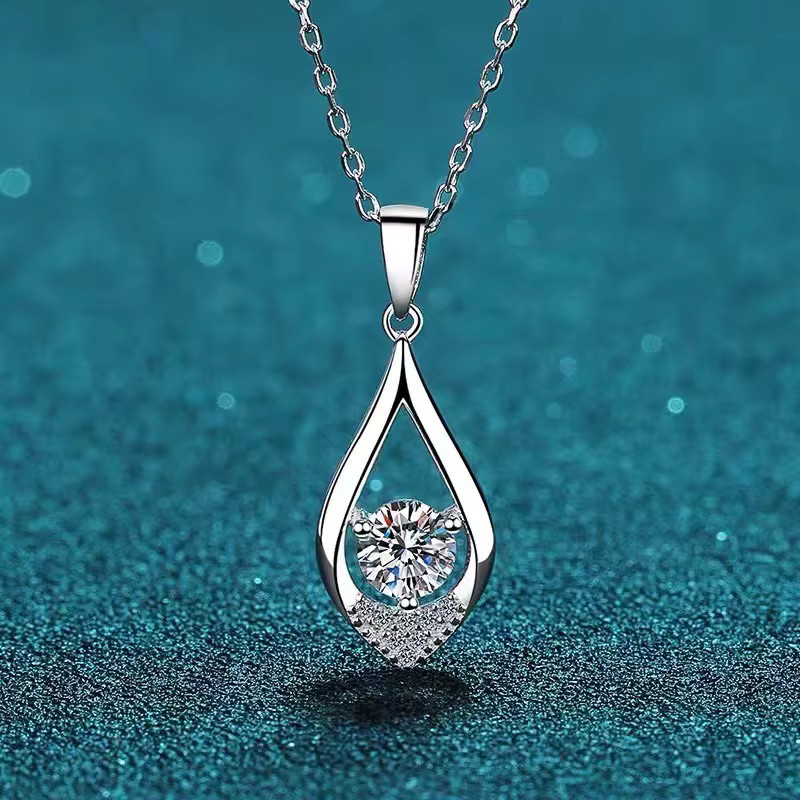 SAY Halskette 925 Sterlingsilber, Zirkonia, 18 Karat vergoldet, Damen - Bild 2