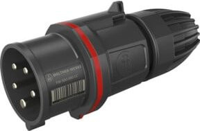 Walther Werke CEE NEO Phasenwender 16A 5P 6h IP54 in Rot/Schwarz - Bild 1