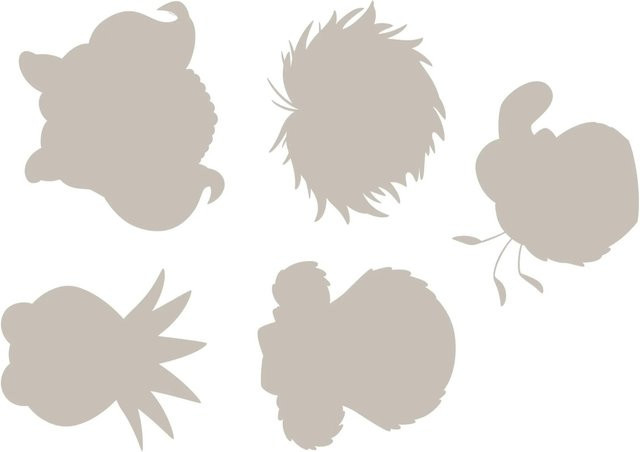 Komar Deco-Sticker The Muppets, Breite: 50 cm, Höhe: 70 cm - Bild 1