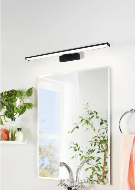Eglo LED Spiegelleuchte Pandella Weiß-Schwarz für das Badezimmer mit 11 W und 600 mm Länge - Bild 1