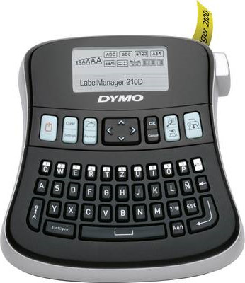 DYMO LabelManager 210D Beschriftungsgerät mit Thermal-Transfer-Druck in Schwarz und Silber - Bild 2