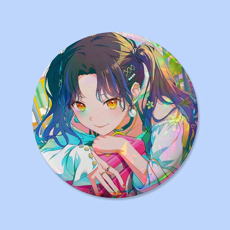 Bilibili Brosche, Cartoon-Charaktere, Metal, Multicolor, Unisex - Bild 4
