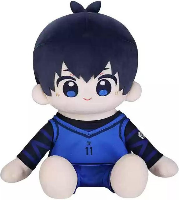 Blaue Gefängnis Bachira Meguru Isagi Yoichi Nagi Seishiro Mikage Reo Chigiri Hyoma Itoshi Rin, Plüschtier Kissen, 40cm, Blau, ab 18 Jahre - Bild 1