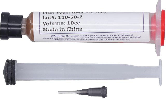 TOMTOP Lötfett Ölpaste für Telefon und PC Reparaturen, transparent, 10 ml - Bild 1