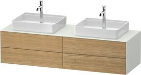 Duravit Waschtischunterschrank White Tulip in White, Breite: 160 cm, Tiefe: 55 cm - Bild 1