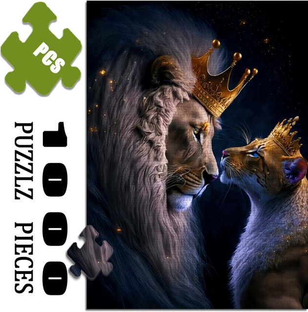 KAYOU Löwen Puzzle, 500 Teile - Bild 1
