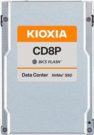 Kioxia CD8P-V SSD 12,8 TB 2.5 Inch PCI Express 5.0 NVMe BiCS FLASH TLC Silber - Bild 1