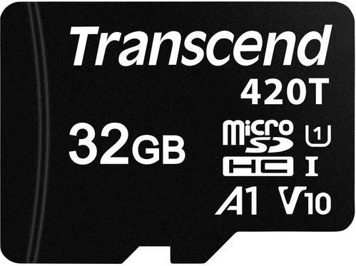 Transcend microSDHC Industrial Speicherkarte 32 GB Class 10 UHS-I in Schwarz - Bild 1