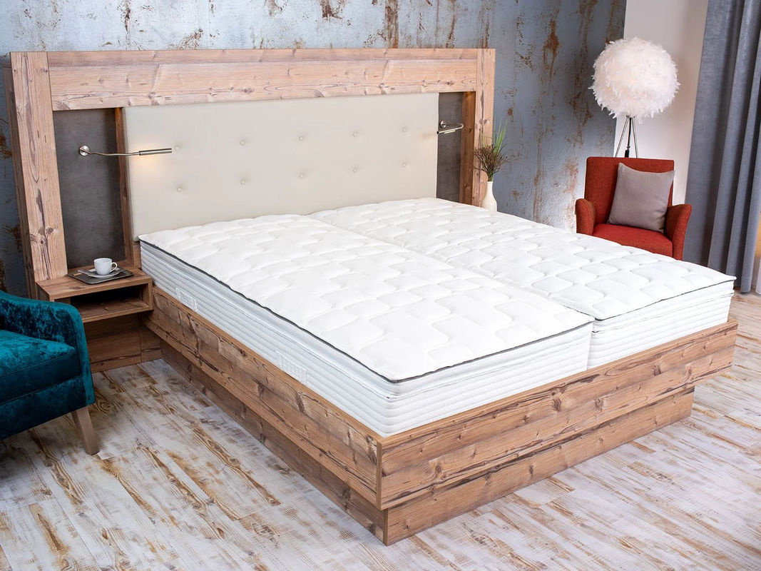 BECO Royal Flex KS 7-Zonen Boxspring-Matratze mit abnehmbarem Komfortschaum-Topper, Härtegrad H4, Farbe Weiß, B/T: 120 x 200 cm - Bild 2