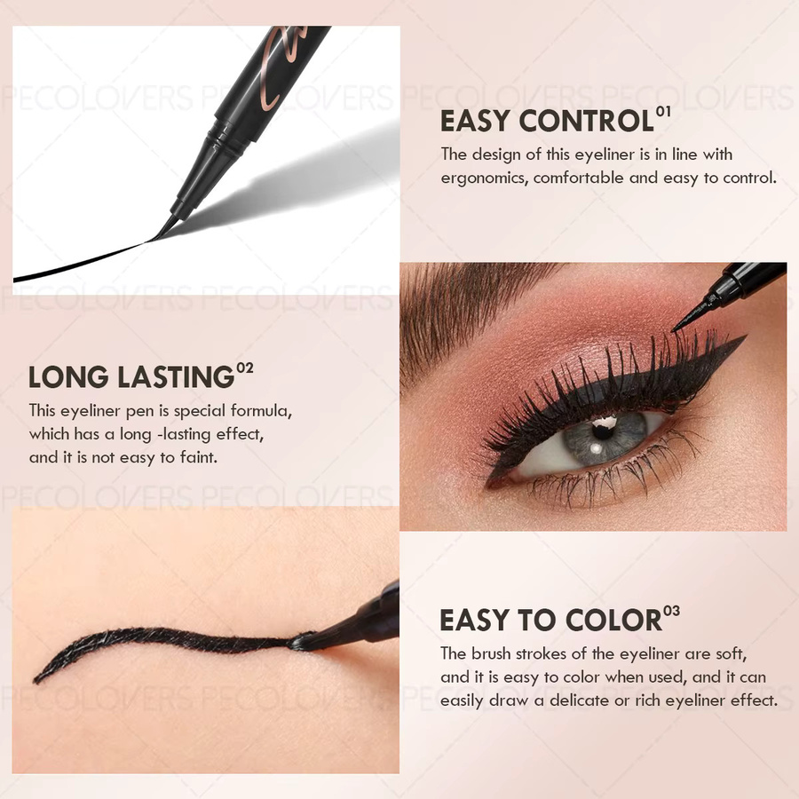 Eyeliner-Stift, flüssig, Black, Unisex - Bild 4
