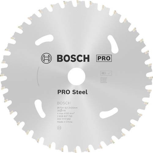 Bosch Kreissägeblatt Standard for Steel für Akkusägen, Durchmesser: 173 mm, Bohrung: 20 mm, 36 Zähne - Bild 1
