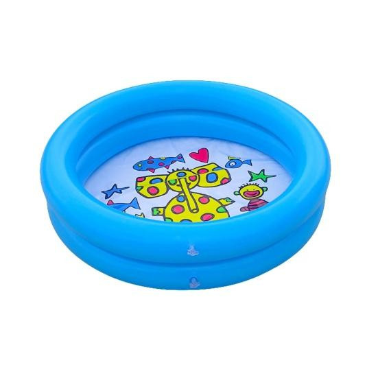 Aufblasbare Baby-Schwimmbeckenpolsterung von All for Kids in Gelb, Durchmesser: 60 cm, Höhe: 16 cm - Bild 1