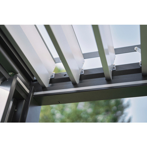Biohort Pergola modern aus Stahl in Quarzgrau-Metallic/Silber, B/T/H: 460 x 312 x 264 cm - Bild 2