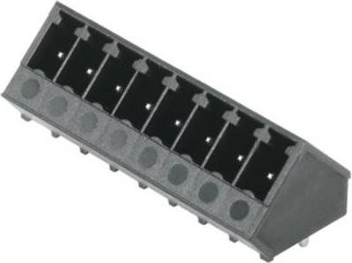 Weidmüller Stiftgehäuse-Platine BC/SC in Schwarz mit 2 Rastermaß 3.81 mm, 50 Stück - Bild 1