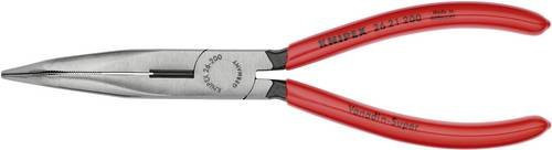 Knipex Flachrundzange 26 21 200 mit Schneide, schwarz atramentiert mit Kunststoffoberfläche - Bild 1