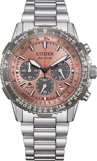 Citizen Chronograph Herrenuhr, Solar, Edelstahl, 40 mm, 20 ATM - Bild 1