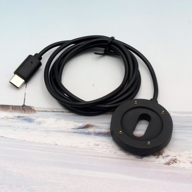 Suunto Run Magnetisches USB-C Ladekabel, 4-poliges Smartwatch-Ladekabel in Schwarz - Bild 1
