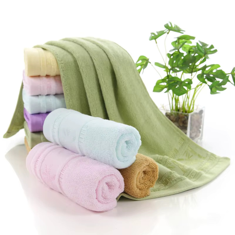 Inyahome Handtuchset aus Bambusfaser für Badezimmer und Spa, Set bestehend aus Handtüchern und Waschlappen, Unisex - Bild 2