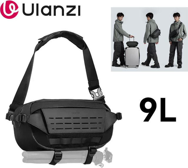 Ulanzi AB02 Concept Wasserdichte Kamera Umhängetasche in Schwarz für DSLR und SLR Kameras - Bild 1