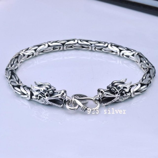 Wucifang Jewelry Armband, 925 Silber, Herren - Bild 1