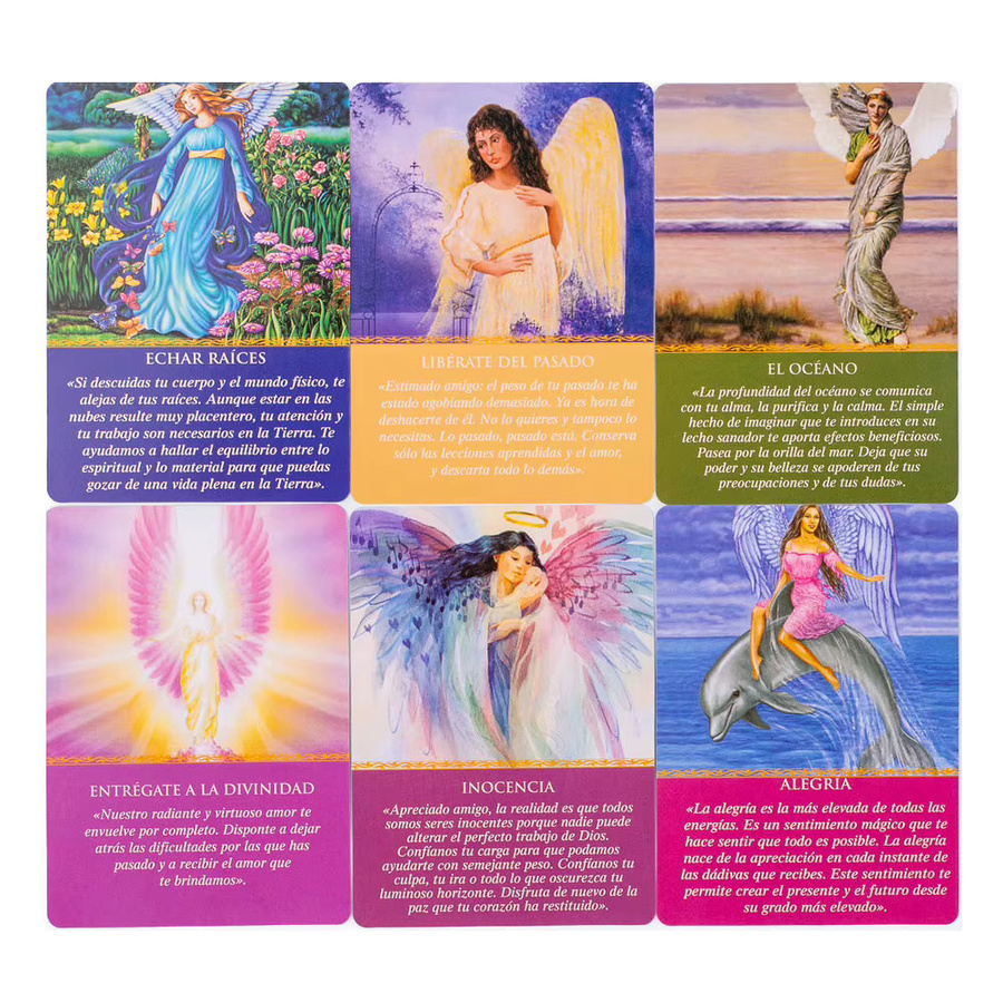 Your Angels Oracle, Tarot-Brettspiel, Spanische Version, 44-Karten-Deck - Bild 3