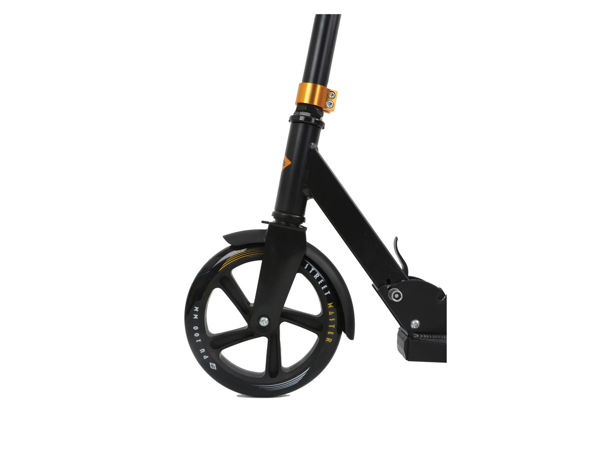 SCHILDKRÖT City Scooter Street Master 2.0, Schwarz, Gold, Metall - Bild 3