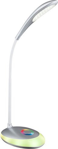 GLOBO LIGHTING LED-Tischleuchte Minea in Silber, dimmbar mit Leuchtmittel, Höhe: 48 cm - Bild 1