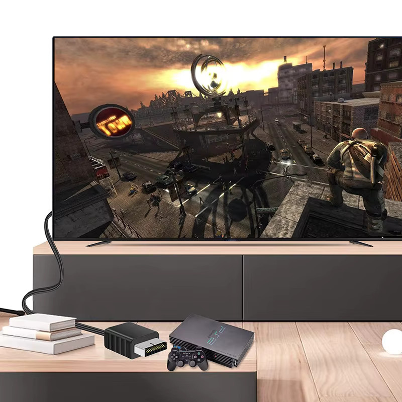 Sony PlayStation PS1 PS2 zu HDMI Konverter Kabel für HDTV in Schwarz zur Videoübertragung in 720P und 1080P (PAL/NTSC) - Bild 4