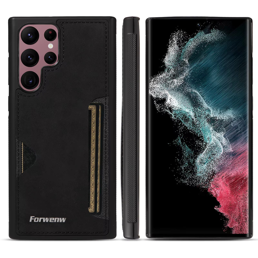 Retro Leder Handyhülle für Samsung Galaxy S25 S24 S23 S22 S21 S20 S10 Ultra Plus Note 20 Luxus Cover mit Kartenfach - Bild 5