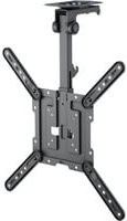 Goobay TV-Deckenhalterung aus Stahl in Schwarz mit VESA 75x75 mm - Bild 1
