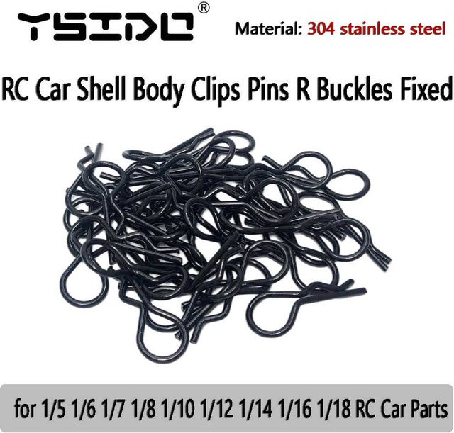 YSIDO RC Auto Shell Körper Clips Pins, 50-teiliges Set, Traxxas Zubehör - Bild 1