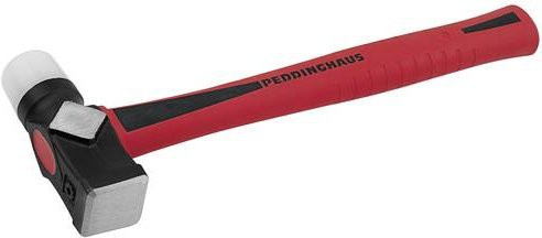 Peddinghaus Duo Ultratec Schon- und Schlosserhammer Rot, Gewicht: 490 g, Kopfbreite: 100 mm - Bild 1