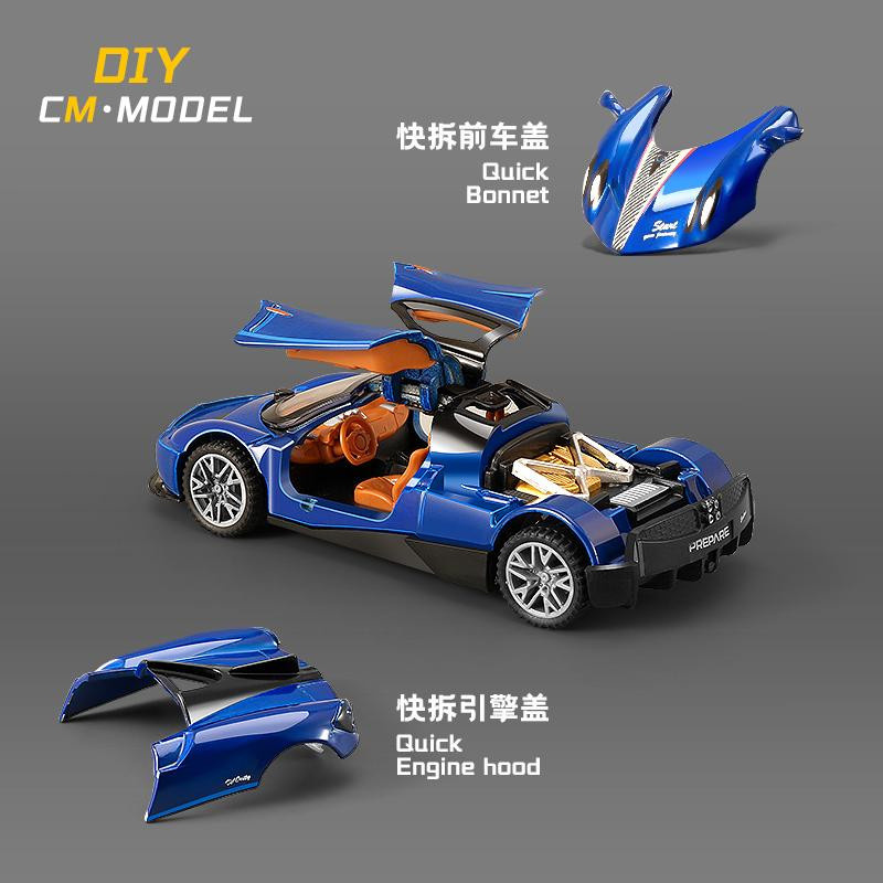 Pagani Huayra Dinastia Toyota AE86 Supercar, Modellauto, Metall, 1:43, ab 14 Jahren - Bild 1