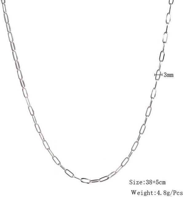 the BAY Edelstahlkette, Unisex, white - Bild 1
