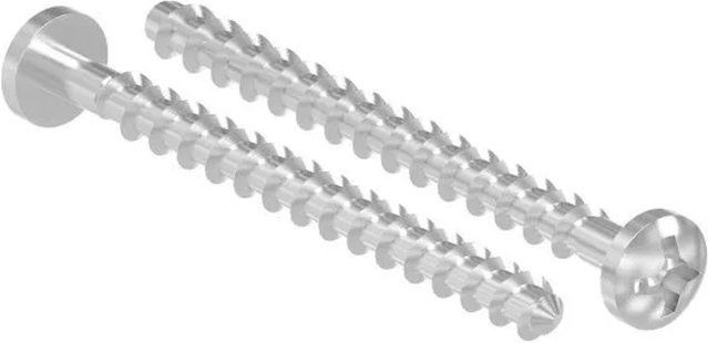 FeNau Spanplattenschraube aus Edelstahl in Silber, Pozidriv Halbrundkopf, Durchmesser: 6 mm, Länge: 70 mm - Bild 1