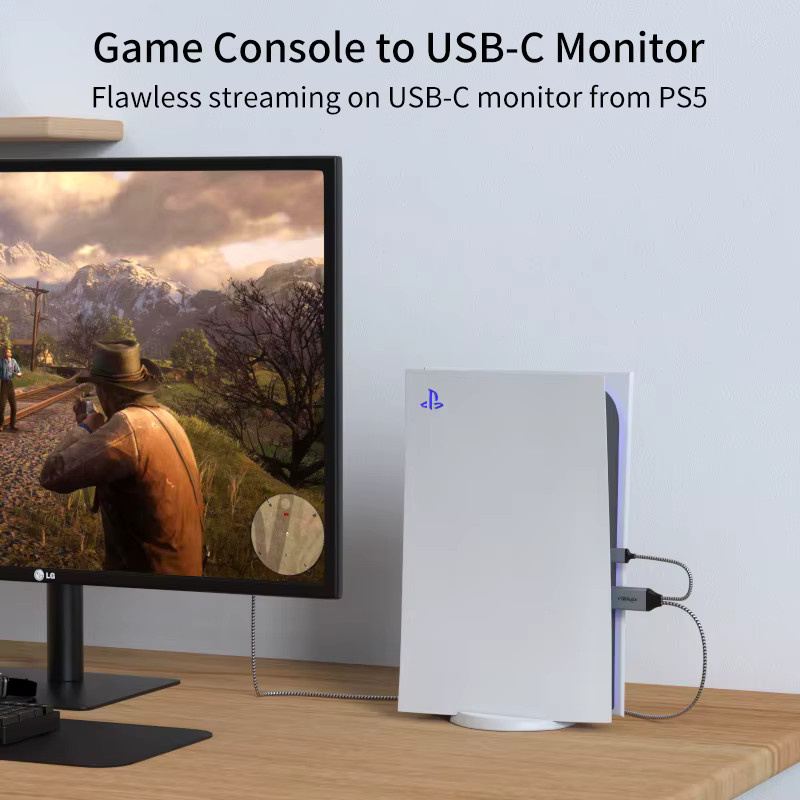 Fairikabe HDMI auf USB-C Adapterkabel für Xreal Air und Nreal Air, 4K60Hz, 2 m Länge - Bild 3