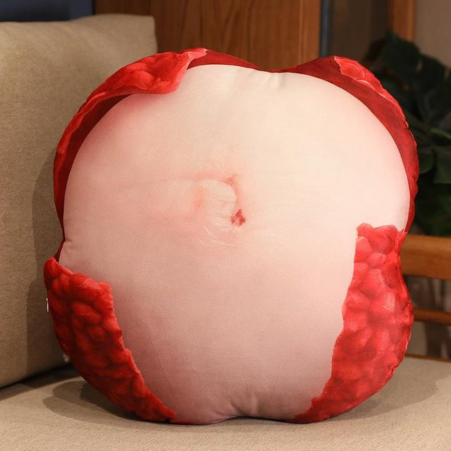 Yiran toy Erdbeere Durian Plüschkissen, Stofftier, Rot, Bunt / Mehrfarbig - Bild 1