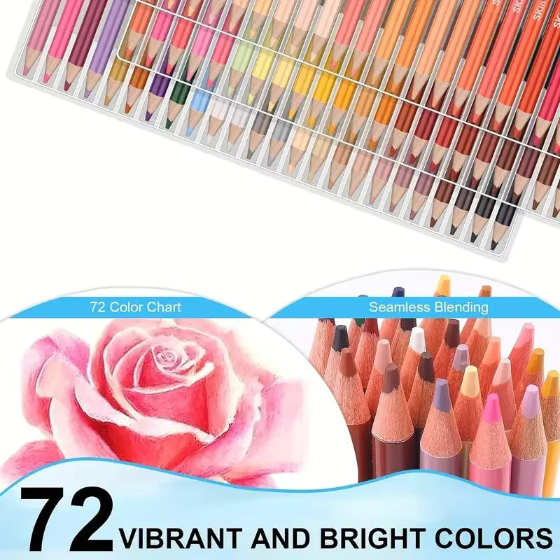 Brutfuner Buntstift-Set Porträtfarben Multicolour mit 72 Stiften für hochwertige Misch- und Schichteffekte - Bild 4