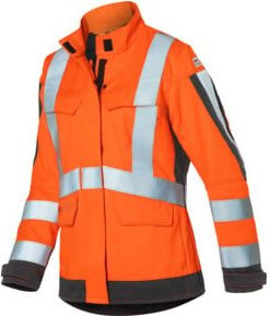 Kübler Damenjacke PROTECTIQ HIGH VIS ARC2 in Warnorange/Anthrazit, Größe 34 - Bild 1