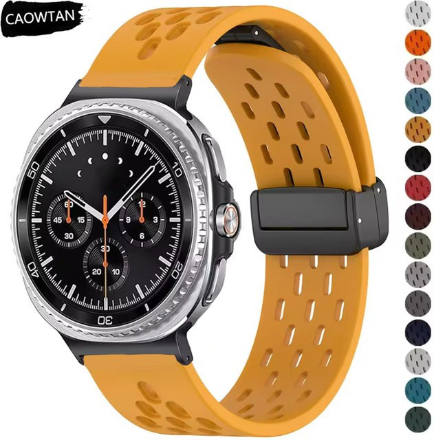 CAOWTAN Uhrenarmband Silikon, Weiß, Unisex - Bild 1
