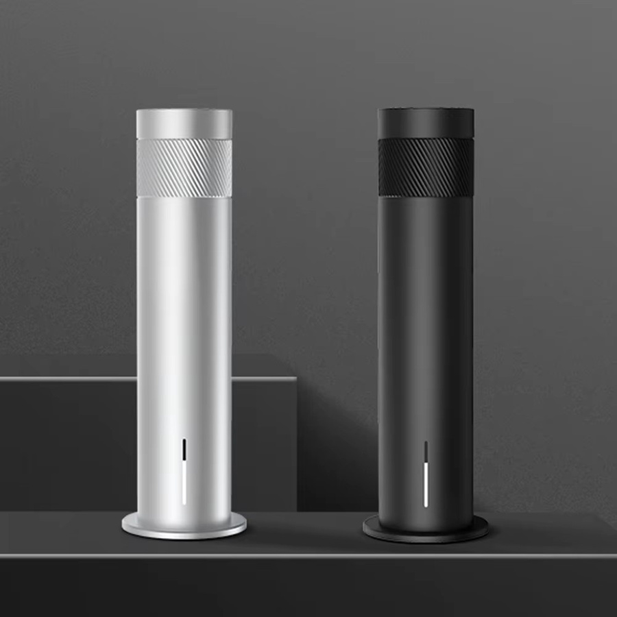 NAMASTE Intelligenter Elektrischer Duftspender Wasserloser Aroma-Diffusor für Große Räume bis 200m³ in Schwarz oder Silber - Bild 2