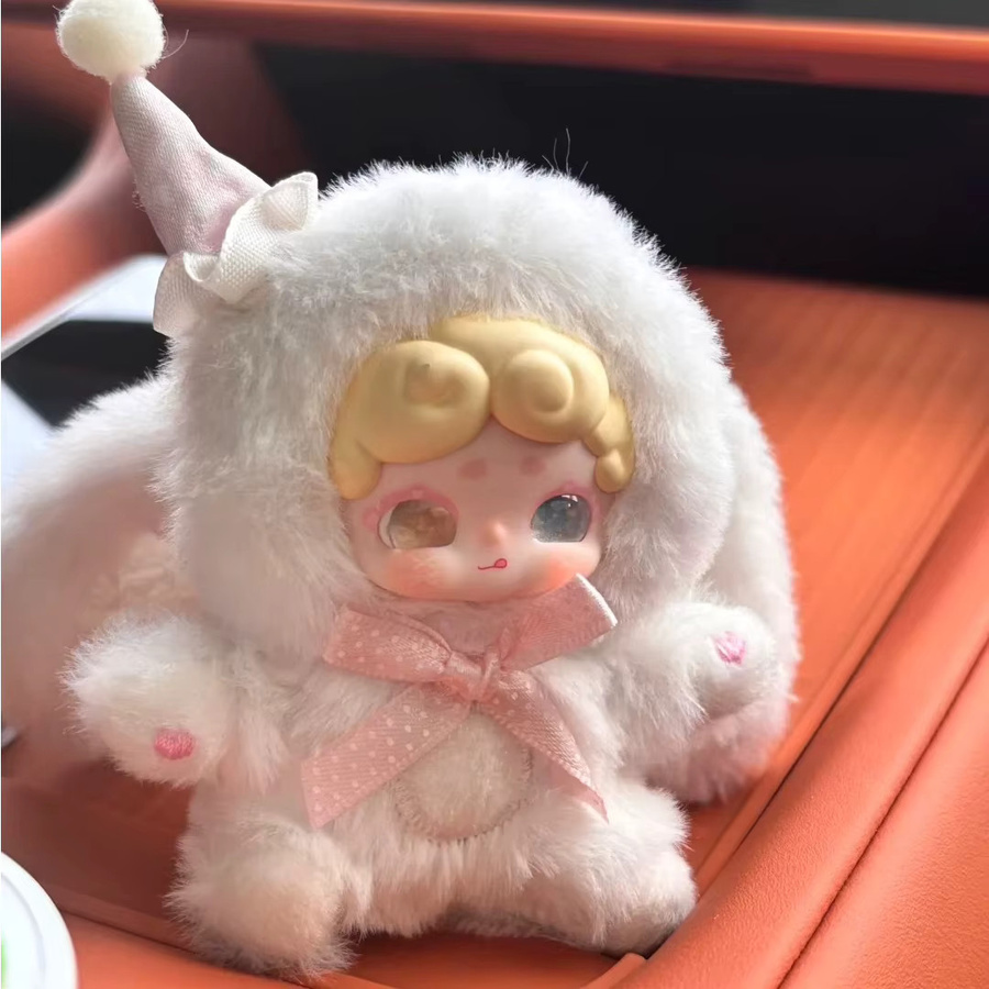 Luckydiernai Gute-Nacht-Kaninchen, Plüsch-Anhänger, Blindbox-Puppe - Bild 4
