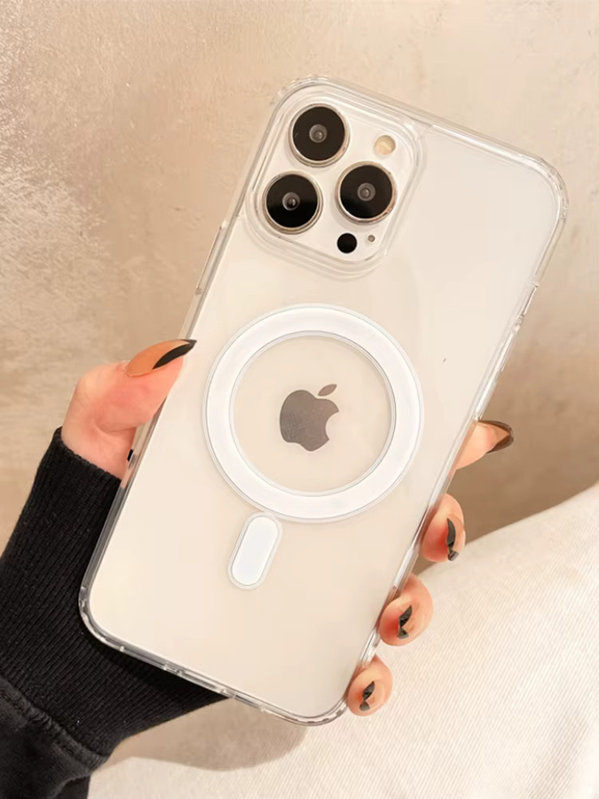 Panbon Magnetische Stoßfeste Schutzhülle für iPhone 11 bis iPhone 16 Pro Max, Matt und Transparent, Kompatibel mit MagSafe Wireless Charging - Bild 5