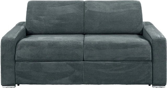 Vente-unique Schlafsofa Calito Click-Clack in Anthrazitgrau, Breite: 194 cm - Bild 1