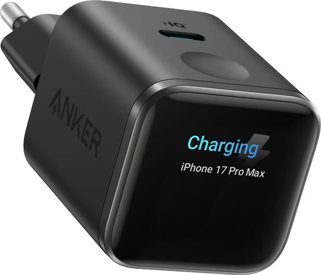 Anker Nano Display Netzladegerät 45W USB-C Schwarz - Bild 1