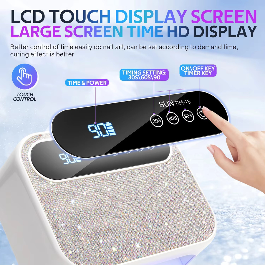 DianaBeauty UV-LED-Nagellampe, 42 LEDs, wiederaufladbar - Bild 2